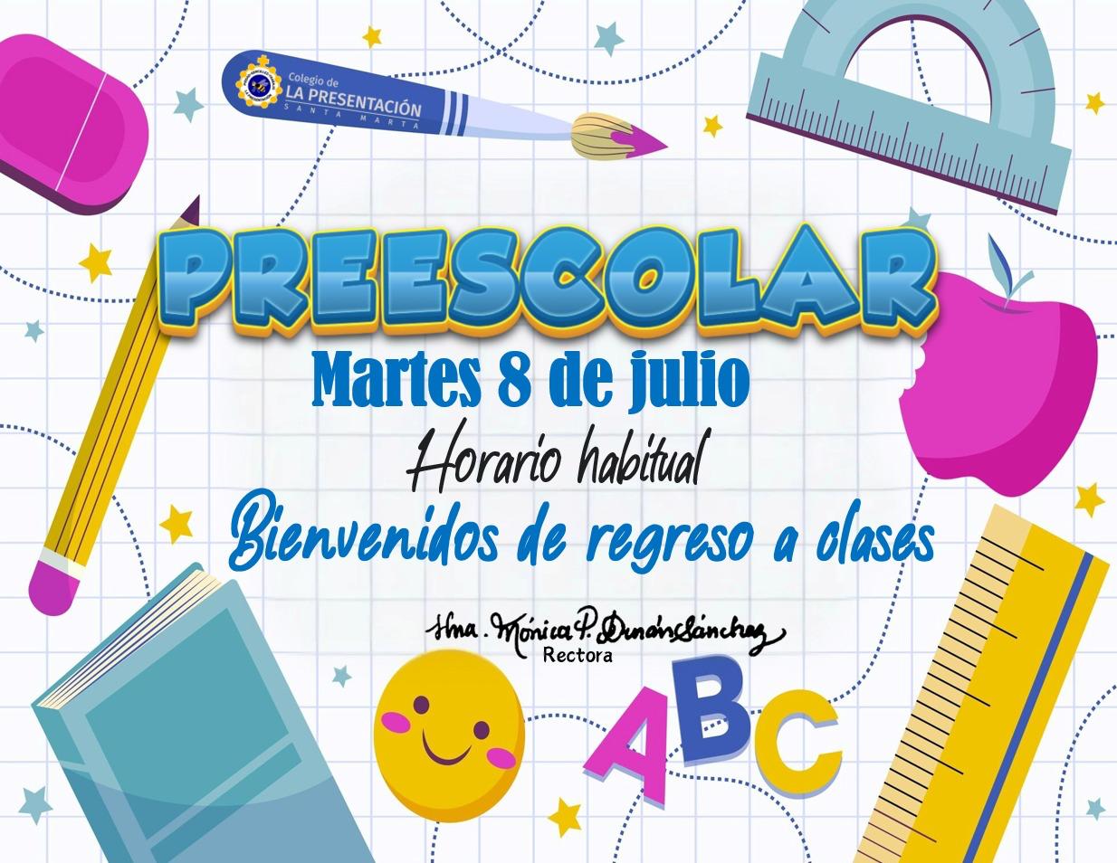Entrada Estudiantes Preescolar