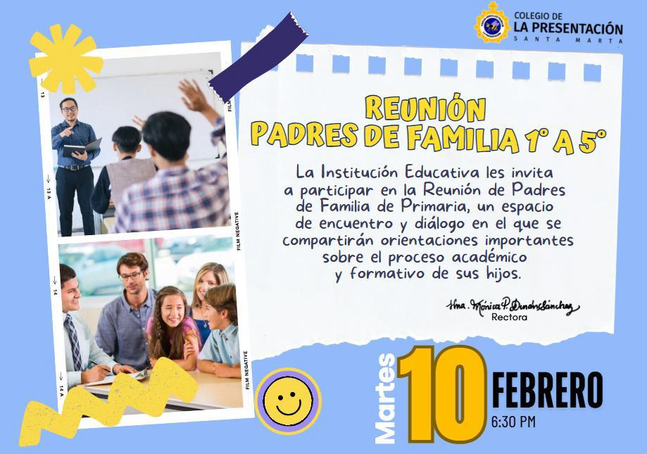Reunión Padres de Familia 1°-5°