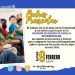 Reunión Padres de Familia Preescolar