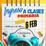 Ingreso a Clases Primaria